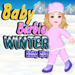 Baby Barbie Winter Skating Injury