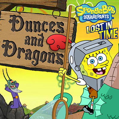 spongebob dunces and dragons book