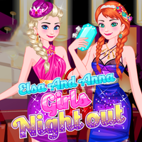 Elsa And Anna Girls Night Out