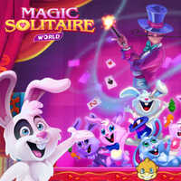 Magic Solitaire: World,You've never played a game of solitaire quite like this one. Join this brigade of bodacious bunnies as they take you on a magical adventure. Collect coins and boosters while they help you improve your card playing skills.