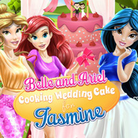 Belle And Ariel: Cooking Wedding Cake For Jasmine