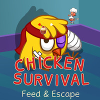Chicken Survival: Feed & Survive