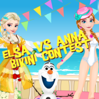 Elsa vs Anna: Bikini Contest