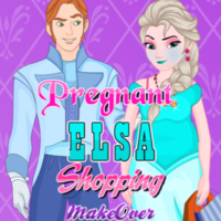 Pregnant Elsa Shopping Makeover