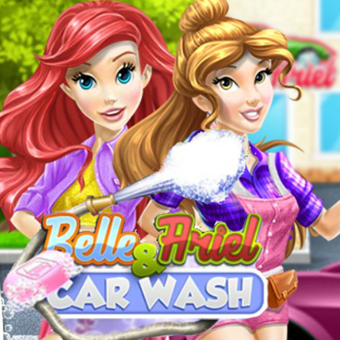 Belle And Ariel Car Wash Play Belle And Ariel Car Wash At