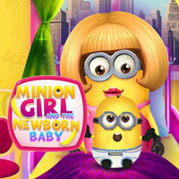 Minion Girl And The New Born Baby