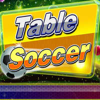 Table Soccer,You'll get a kick out of this version of the classic rec room game. A table football game. To win the match, score 5 goals before your opponent.