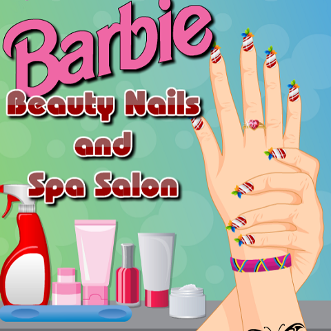 barbie nail salon