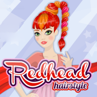 Redhead hairstyle