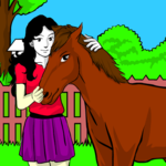 Girl & Horse