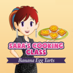 Sara's Cooking Class Banana Egg Tarts