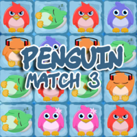 Penguin Match 3,Penguin Match 3 is one of the blast games that you can play on UGameZone.com for free. How cute these penguins are! Try to match three or more penguins of the same in the horizontal or vertical line that they will disappear and you will get scores. Have fun!