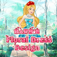 Barbie Floral Dress Design