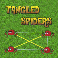 Tangled Spiders,Tangled Spidersは、UGameZone.comで無料でプレイできるロジックゲームの1つです。これらのクモが絡まっています！それらのもつれをほどく能力を使用してください。それらを移動するほど、困難になります。クモを解くために最小限の動きをするようにしてください！