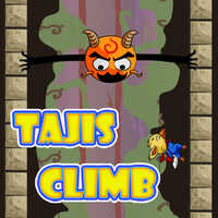 Tajis Climb,Tajis Climbは、UGameZone.comで無料でプレイできるジャンピングゲームの1つです。途中には障害物や危険な生き物がたくさんいるので、注意深く行動する必要があります。クリックしてスイングアタックをアクティブにし、サイドを変更します。今すぐ冒険を始めましょう！