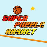 Free Online Games,Super Puzzle Basket is one of the Physics Games that you can play on UGameZone.com for free. Your objective is to bring the basketball to the green flag using Jumping platforms which can be drawn by the players. Try to collect all the stars in each level.  Enjoy!