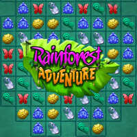 Rainforest Adventure,レインフォレストアドベンチャーは、ブラストゲームの1つで、UGameZone.comで無料でプレイできます。この魅惑的な森に足を踏み入れ、できるだけ早くボード上のすべてのオブジェクトを一致させます。この挑戦的なパズルゲームをプレイ中に動けなくなった場合も、強力なトークンを使用できます。