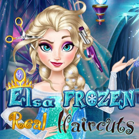 ICE QUEEN CHRISTMAS: REAL HAIRCUTS jogo online gratuito em