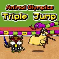 Animal Olympics Triple Jump,Animal Olympics Triple Jump is one of the Physics Games that you can play on UGameZone.com for free. Hop, step and jump - join the Triple Jump event and seize the gold for the kiwi kingdom! You will be controlling a kiwi in the game, and your goal is to jump as far as possible in 3 attempts. When the game starts, the kiwi will be ready on the field. You need to press the left and right arrow keys on your keyboard alternatively for the kiwi to run, press the up arrow key to jump, and hold the up arrow key to set the jumping angle. When you are holding the up arrow key, a power gauge will appear on the screen, and you can release the key when the jumping angle is suitable, so that the kiwi will jump and land on the sand pit. Then the distance of the jump will be displayed, and the referee will determine whether the jump is foul or not by referring to the camera record. A white flag will be raised if the jump is clean, while a red flag will be shown and the jump will be forfeited if the kiwi has stepped on the takeoff line. Then the kiwi will return to the field and completes the remaining attempts. The current best distance will be displayed at the top right corner of the screen. After all 3 attempts are completed, the kiwi will receive a medal if its result is good enough. Can you lead the kiwi to glorious victory?