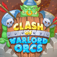 Clash Of Warlord Orcs,Clash Of Warlord Orcs is one of the Tower Defense Games that you can play on UGameZone.com for free. 3 minutes to defeat your enemy orc. Choose the right battle cards and place your orc heroes on the battlefield. Use different combinations of card decks and strategies to defeat the enemy. Features:- Different orc inspired cards to choose from, including infantry, ranged, cavaliers and heavy hitters. Not to mention, heroes and spells. - Use your management skills to pick the right cards against the enemy. - Arrange your card deck before each battle.