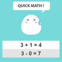 Free Online Games,Quick Math is one of the Math Games that you can play on UGameZone.com for free. Quick Math is an addictive game with simple graphics. Tap the right calculation. Sounds easy? Believe me, it is not! It takes superhuman reflexes to master it! Try to get as many scores as possible.