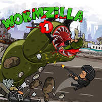Worm Zilla 1,Worm Zilla 1 is one of the Digging Games that you can play on UGameZone.com for free.
A dangerous worm that has to destroy all humans. The army will try to attack and destroy you but you have to avoid the bullets and eat humans to grow. Updates that will give you speed or improve your shields so you get less damage are available. Enjoy and have fun!