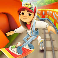 Free Online Games,Subway Surfers is one of the Parkour Games that you can play on UGameZone.com for free. Subway Surfers is a classic endless runner game created by Kiloo and Sybo. You can play Subway Surfers for free online in your browser. In Subway Surfers you surf the subways and try to escape from the grumpy Inspector and his dog. You'll need to dodge trains, trams, obstacles, and more in order to go as far as you can in this endless running game. Collect coins to unlock power-ups and special gear to help you go further every time in Subway Surfers.
