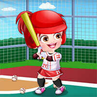 Baby Hazel Baseball Player Dress Up