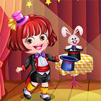 Baby Hazel Magician Dress Up,You can play Baby Hazel Magician Dress Up on UGameZone.com for free. 
Magic and Wonders! Baby Hazel is excited as she is going to perform as a magician today. Help her dress up in the right outfit so that she looks the part. Show your fashion skills and choose from dozens of trendy outfits and accessories to dress up Baby Hazel for her new exciting profession. Enjoy and have fun! Let the magic begin!
