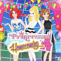 Princesses Homecoming,Princesses Homecomingは、UGameZone.comで無料でプレイできるプリンセスゲームの1つです。プリンセスがディズニーカレッジを卒業してからしばらく経ちました。そして今、彼らは再び会うのを待つことができません。アリエル、オーロラ、アンナは、大学のBFFでしたが、最近は別の道を進んでいます。幸い、帰省の時間です！うわー！すべての女の子は、この重要な日に自分をよく見たいと思っています。あなたは彼らを助けることができますか？王女のための最もかわいい衣装を選択して、それを友達と共有してください。
