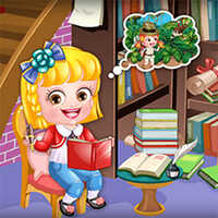 Baby Hazel Storywriter Dress Up,You can play Baby Hazel Storywriter on UGameZone.com for free. 
Did you know Baby Hazel has turned a story writer and is excited to pen down some great stories and fairytales for the young readers? She needs your help to get ready for this exciting new profession! Choose from a trendy collection of outfits and accessories to give her a perfect storywriter makeover. There are dozens of shirts, tops, pants, skirts, shoe socks, hairstyles, and hair accessories to style up our darling Hazel.
