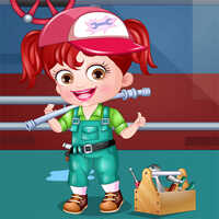 Baby Hazel Plumber Dress Up,You can play Baby Hazel Plumber Dress Up on UGameZone.com for free. 
Baby Hazel is excited to style up for her new job as a plumber. With a wardrobe full latest collection of outfits and accessories, Baby Hazel is confused about what she should wear. Let us lend a helping hand to the little girl! Mix and match shirts, skirts, tops, pants and other accessories to give Baby Hazel a gorgeous dress up.