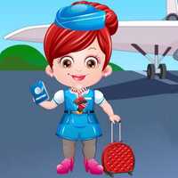 Baby Hazel Air Hostess Dress Up,You can play Baby Hazel Air Hostess Dress Up on UGameZone.com for free. 
Baby Hazel as an air hostess is ready to fly all around the world. Our little princess wants to look best and gorgeous for the first day of her new job. Can you help her? Dress up Hazel in stylish outfits and accessories to give a fabulous makeover. Choose from different skirts, tops, socks, shoes, craves and suitcases and get her ready for the job. It's fun!