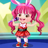 Baby Hazel Singer Dress Up,You can play Baby Hazel Singer Dress Up on UGameZone.com for free. 
Baby Hazel is all set to rock the stage and entertain the audience by singing songs! She needs a little styling sense from you to look gorgeous for her stage performance. Take your pick from dozens of stylish pants, skirts, shirts, knee pants, frocks, shoes, socks, and hairstyles to dress up darling Hazel. Apply decent makeup to Baby Hazel that best suits her. Enjoy and have fun!