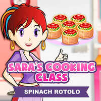 Free Online Games,Sara’s Cooking Class: Spinach Rotolo is one of the Cooking Games that you can play on UGameZone.com for free. You are going to the cooking class where the mentor is Sara. Sara is a very good chef and the best thing about her is that she makes complicated recipes seem so easy. You will have to follow her instructions and use the ingredients in the correct way to carry out the cooking task to make Spinach Rotolo. What's Sara whipping up in her kitchen today? It's a classic spinach dish that's super yummy.