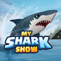 My Shark Show,Who needs dolphins when you can have SHARKS! Entertain the crowd with epic shark moves and jumps in this infamous sequel to the My Dolphin Show series. The show just got a lot more deadly! Jumping through burning hoops, collecting meat, eating other fish. No surfer is safe when the Shark Show starts! 
Make sure to set the highest score possible and collect the coins in every level. Exchange your coins for new shark skins or other sea creatures.
You can always watch an ad to get more coins for you favorite skin.